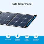 PowerOak 200W monokristallines faltbares und tragbares Solarpanel für Schuppen, Wohnmobile und Camping, Gebühr für tragbaren Solargenerator AC200P / AC50S / EB150 / EB240 / PS5B / AC30 – Bild 8