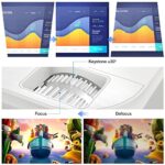 TOPVISION Heimkino Beamer, 9500 Lumen Video Beamer with 150.000 Stunden Verlängert, Native 1080P LCD Beamer Full HD, 4K 350'' Heim/Berufsprojektor für Smartphone/PC/TV-Box/Laptop/PS4/PPT – Bild 5