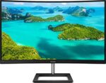 Philips 325E1C - 32 Zoll QHD Curved Gaming Monitor, 75 Hz, 4ms, FreeSync schwarz – Bild 2