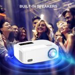 TOPVISION Heimkino Beamer, 9500 Lumen Video Beamer with 150.000 Stunden Verlängert, Native 1080P LCD Beamer Full HD, 4K 350'' Heim/Berufsprojektor für Smartphone/PC/TV-Box/Laptop/PS4/PPT – Bild 6