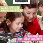 DENKRIESEN - Stadt Land VOLLPFOSTEN® - JUNIOR Edition - Für Kinder und Jugendliche | Spielblock Geburtstagsgeschenk | Familienspiel | Stadt Land Fluss | Kinderspiel – Bild 3