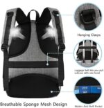 MATEIN Laptop Rucksack, Anti Diebstahl Tasche Herren Arbeit Rucksack Wasserfeste College Schulrucksack mit USB Ladeanschluss für Männer, Frauen, Arbeit, Reisen, Business, Schule – Bild 4