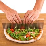 Blumtal Profi Pizzaschneider, scharfes Wiegemesser, Pizzamesser für Jede Pizza, Klinge 32cm – Bild 5