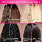 L'Oréal Paris Elvital Haarkur für geschmeidiges Haar, Ohne Silikone, Ohne Einwirkzeit zum Ausspülen  8 Sekunden Wonder Water Lamellar Haarfluid 1 x 200 ml – Bild 4