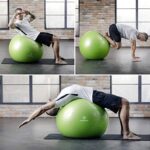 BODYMATE Gymnastik- & Sitzball mit Pumpe und E-Book – Für Fitness, Yoga & Rückenstärkung – Bild 5