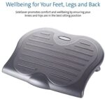 Kensington ergonomische Fussstütze SoleSaver für eine verbesserte Körperhaltung, Minderung chronischer Rückenschmerzen und orthopädische Entlastung, ideal fürs Home Office & Büro, grau – Bild 2