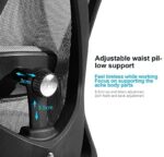 SIHOO Ergonomischer Bürostuhl, Chefsessel mit 3D verstellbare Armlehne und Lendenwirbelstütze, Hautfreundliche Netz-Hochlehne, Schreibtischstuhl bis 150kg/330LB Belastbar – Bild 5