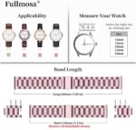 Fullmosa Edelstahlarmband für Uhr,Metall Uhrenarmbänder mit Schnellverschluss geeignet für Damen&Herren – Bild 5