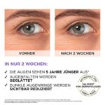 L'Oréal Paris Augenserum mit 1,5% Hyaluronsäure und 1% Koffein für eine strahlende Augenpartie, Mit kühlendem Kugel-Applikator, Revitalift Filler Augenserum, 1 x 20 ml – Bild 6