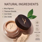 Mineral Foundation Make Up Puder – Vegane Professionelle Natürliche Full Coverage Hochdeckendes Makeup Powder für empflindliche Haut – Bild 3