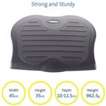 Kensington ergonomische Fussstütze SoleSaver für eine verbesserte Körperhaltung, Minderung chronischer Rückenschmerzen und orthopädische Entlastung, ideal fürs Home Office & Büro, grau – Bild 5