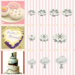 Buluri Fondant Ausstechformen Set, Backen Fondant Set DIY 84 Fondant Ausstecher Set Buchstaben Dekoration Mit Premium Backzubehör, Zahlen, Buchstaben,Passend für Cupcakes,Fondant Modellierwerkzeug – Bild 3
