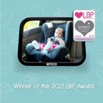 Onco 360° Baby Autospiegel, 100% Bruchsicherer Rücksitzspiegel für eine Sichere Fahrt, Baby Erstausstattung & Auto Zubehör, Anpassbar, Geeignet für allerlei Kopfstützen – Bild 8
