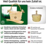 NORDHOLZ® Sauna Eimer mit Kelle aus 100% nordischer Fichte, Hochwertiges Sauna Zubehör, Einsatz, Hanftrageseil & Gratis E Book, Wellness Aufguss Komplett Paket, Saunaeimer Set – Bild 4