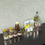 FINEW Kühlschrank Organizer Set, Hochwertig Speisekammer Vorratsbehälter mit Griff, Durchsichtig Aufbewahrungsbox Organizer, ideal für Küchen, Kühlschrank, Schränke, BPA Frei – Bild 6