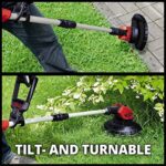Einhell Akku-Rasentrimmer  (Li-Ion, 18V,  Motorkopf, Flowerguard, ohne Akku und Ladegerät) Rot/Schwarz – Bild 4