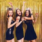O-Kinee Lametta Vorhang ,Folienvorhänge,6 Stücke Folie Fringe Shimmer Vorhang,  Folienfransen Vorhang Tinsel Curtain,Glitzer Vorhang Geburtstagsdeko Funkeln Dekoration(1m x 2m) – Bild 7