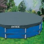 Intex 28031 Round Pool Cover - Poolabdeckplane - Für Metal und Prism Frame Pool – Bild 2