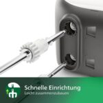 Philips Domestic Appliances HR3741/00 Handmixer, 450 W, 5 Geschwindigkeiten plus Turbo weiss/schwarz – Bild 5