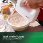 Philips Domestic Appliances HR3741/00 Handmixer, 450 W, 5 Geschwindigkeiten plus Turbo weiss/schwarz – Bild 6