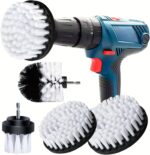 Bürstenaufsatz Bohrer Set – 4-teilig, Reinigungsbürsten für Akkuschrauber (2–5 Zoll)