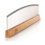 Blumtal Profi Pizzaschneider, scharfes Wiegemesser, Pizzamesser für Jede Pizza, Klinge 32cm