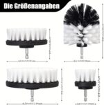 Bürstenaufsatz Bohrer Set – 4-teilig, Reinigungsbürsten für Akkuschrauber (2–5 Zoll) – Bild 4