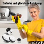 Bürstenaufsatz Bohrer Set – 4-teilig, Reinigungsbürsten für Akkuschrauber (2–5 Zoll) – Bild 7