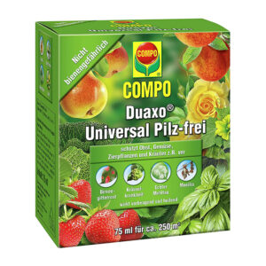 Compo Duaxo Universal Pilz-frei, Bekämpfung von Pilzkrankheiten an Obst, Gemüse, Zierpflanzen und Kräutern, Konzentrat inkl. Messbecher
