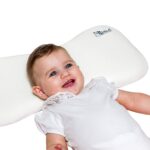 Babykissen Plagiozephalie bis 36 Monaten, abnehmbar für das Kinderbettchen. Hilft bei der Vorbeugung und Behandlung vom Plattkopfsyndrom, in Memory Foam, Registriertes Design KBC®
