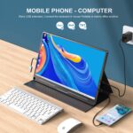 Portable Monitor, UPERFECT 15,6 Zoll Tragbarer Monitor – Bild 6