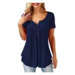 A-short Sleeve-navy Blue