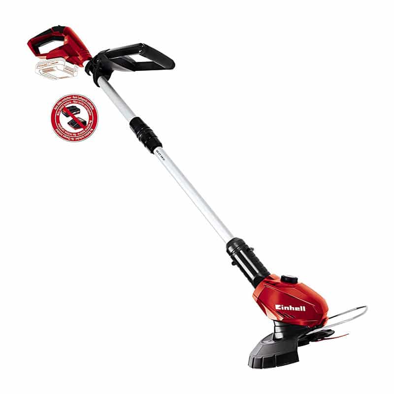 Einhell Akku-Rasentrimmer (Li-Ion, 18V, Motorkopf, Flowerguard, ohne Akku und Ladegerät) Rot/Schwarz