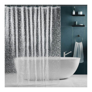 SPARIN Duschvorhang, durchsichtig Duschvorhänge Antischimmel für Badewanne, Eva wasserdicht Shower Curtains