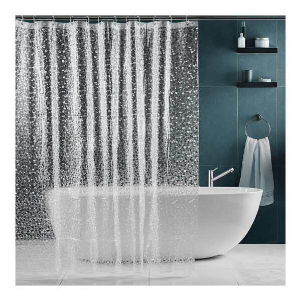 SPARIN Duschvorhang, durchsichtig Duschvorhänge Antischimmel für Badewanne, Eva wasserdicht Shower Curtains