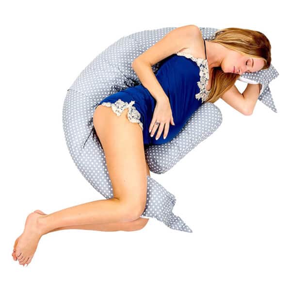 Koala Babycare Stillkissen Schwangerschaftskissen Seitenschläferfkissen mit Bezug aus 100% Baumwolle, Zertifiziertes Medizinprodukt, Lagerungskissen Erwachsene, Koala Hugs Plus