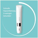 Braun Body Mini Trimmer, elektrischer Körperrasierer mit Trimmeraufsatz für Damen und Herren, präzise Haarentfernung für Bikinizone, Achseln, Brust, für unterwegs, Wet&Dry, BS1000, weiss – Bild 3