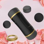 Taschenmuschi elektronisch zum Masturbieren für den Mann, mit 10 Vibration, Vibratoren 2-in-1 Masturbator, das Sexspielzeug für den Mann, Blowjob Cup Oral-Masturbator, Cup-Masturbatoren – Bild 5