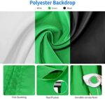 NEEWER 2.6m x 3m / 8.5Fuss x 10Fuss Hintergrund Support System und 800W 5500K Schirme Softbox kontinuierliche Beleuchtung Kit für Fotostudio Produkt, Porträt- und Videodrehfotografie – Bild 5