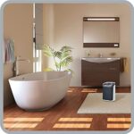 Rowenta SO9281 Mini Excel Aqua Keramik Heizlüfter | ideal für das Badezimmer | Spritzwassergeschützt | leistungsstark | kompakt | sehr leise mit nur 50 dB(A) | Tragegriff | – Bild 6