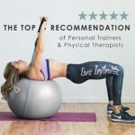 Gymnastikball, extra dick, professionelle Balance und Stabilität, Anti-Burst getestet, unterstützt 997,9 kg, inkl. Handpumpe und Trainingsanleitung – Bild 6