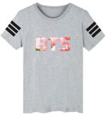 SERAPHY Unisex KPOP T-Shirt Blühendes Blumenoberteil Suga Jin Jimin Jung Kook J-Hope Rap-Monster V – Bild 6