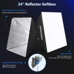 NEEWER 2.6m x 3m / 8.5Fuss x 10Fuss Hintergrund Support System und 800W 5500K Schirme Softbox kontinuierliche Beleuchtung Kit für Fotostudio Produkt, Porträt- und Videodrehfotografie – Bild 6