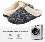 ULTRAIDEAS Ladies’ Cozy Memory Foam Slippers Fuzzy Wool-Like Plush Fleece Lined House Shoes w/Indoor, Outdoor Anti-Skid Rubber Sole – Bild 6