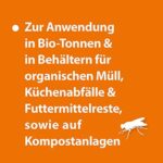 ARDAP Biotonnen-Pulver 500g, Gegen Fliegen, Maden, Ungeziefer & üble Gerüche, Entzieht Feuchtigkeit & verhindert Schimmel – Bild 2