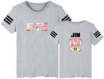 SERAPHY Unisex KPOP T-Shirt Blühendes Blumenoberteil Suga Jin Jimin Jung Kook J-Hope Rap-Monster V – Bild 2