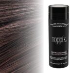 Toppik Haarfasern 3 g, Dunkelbraun, natürlich gewonnene Fasern aus Keratin für voller aussehendes Haar – Bild 3