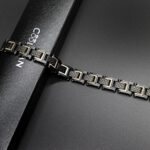 COOLMAN Herren Armband Edelstahl Armbänder für Männer Grösse einstellbar 20-22 cm, Rennlegende-Serie – Bild 4