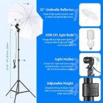 NEEWER 2.6m x 3m / 8.5Fuss x 10Fuss Hintergrund Support System und 800W 5500K Schirme Softbox kontinuierliche Beleuchtung Kit für Fotostudio Produkt, Porträt- und Videodrehfotografie – Bild 4