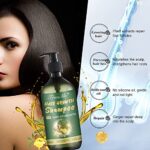 Haarshampoo, Haarwachstum Shampoo, Anti Haarausfall Shampoo, Anti Haarverlust Shampoo, Natürlicher Ingwershampoo Für Schnelleres Nachwachsen der Haare/Verhindert Haarausfall Für Männer und Frauen – Bild 3